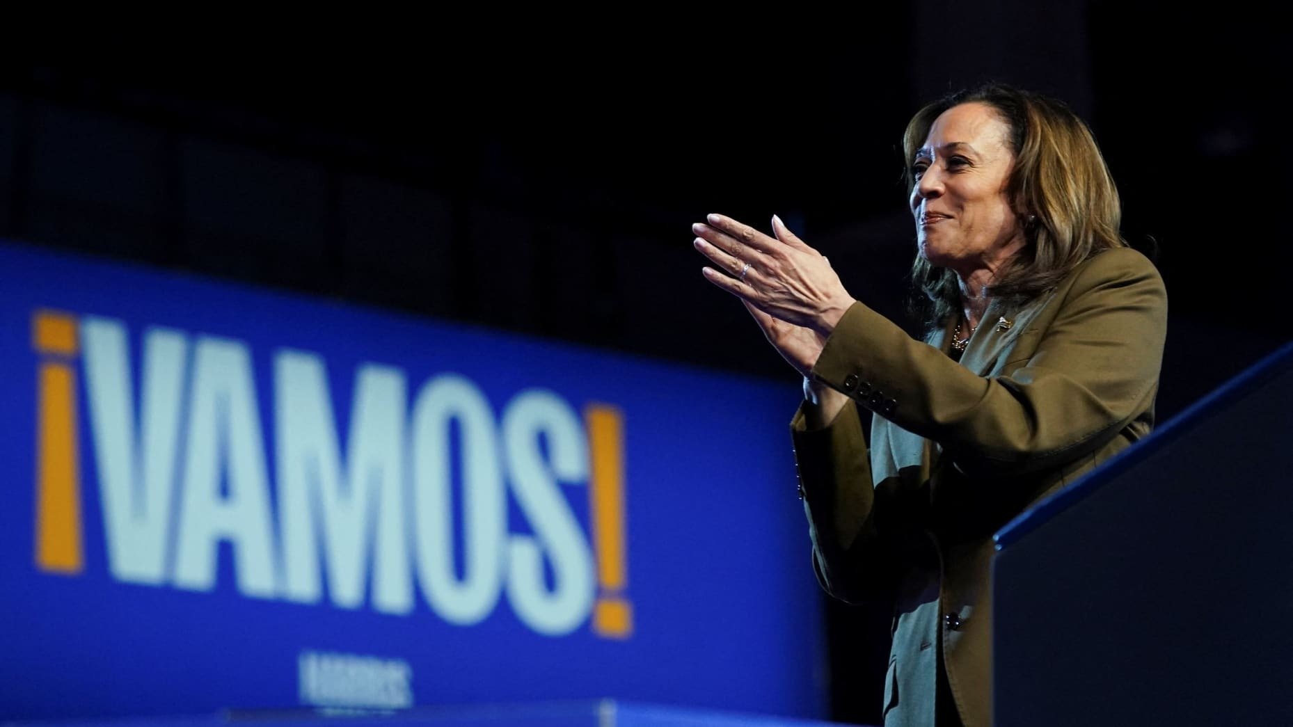  Candidata demócrata Kamala Harris. Foto: Latinos por Harris. 