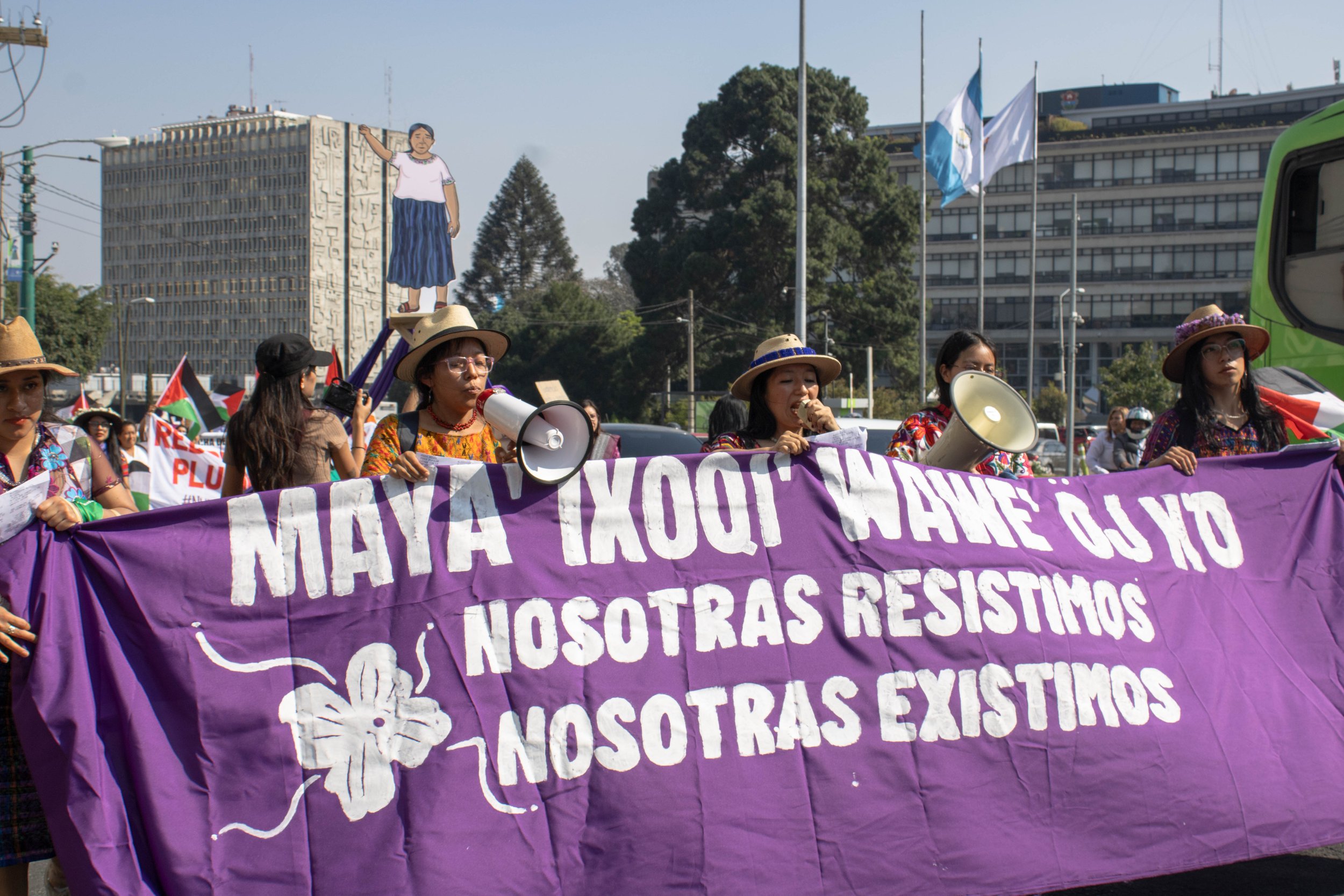  Bloque Maya’ Ixoqi’ Wawe’ Öj X’o. Fotografía: Jimena Porres 