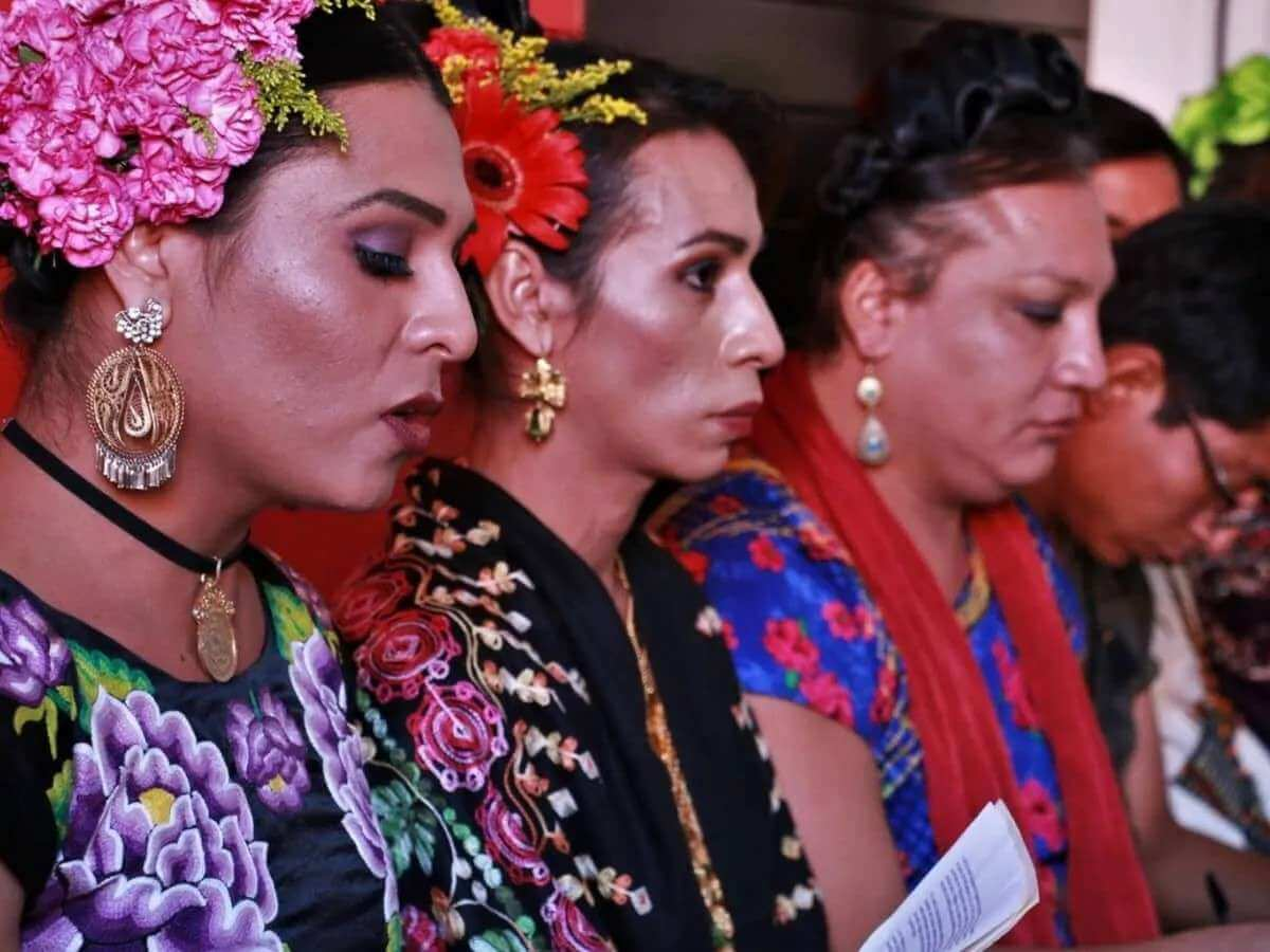  Mujeres Muxes en Oaxaca, México. Foto: Pilotzi Noticias 