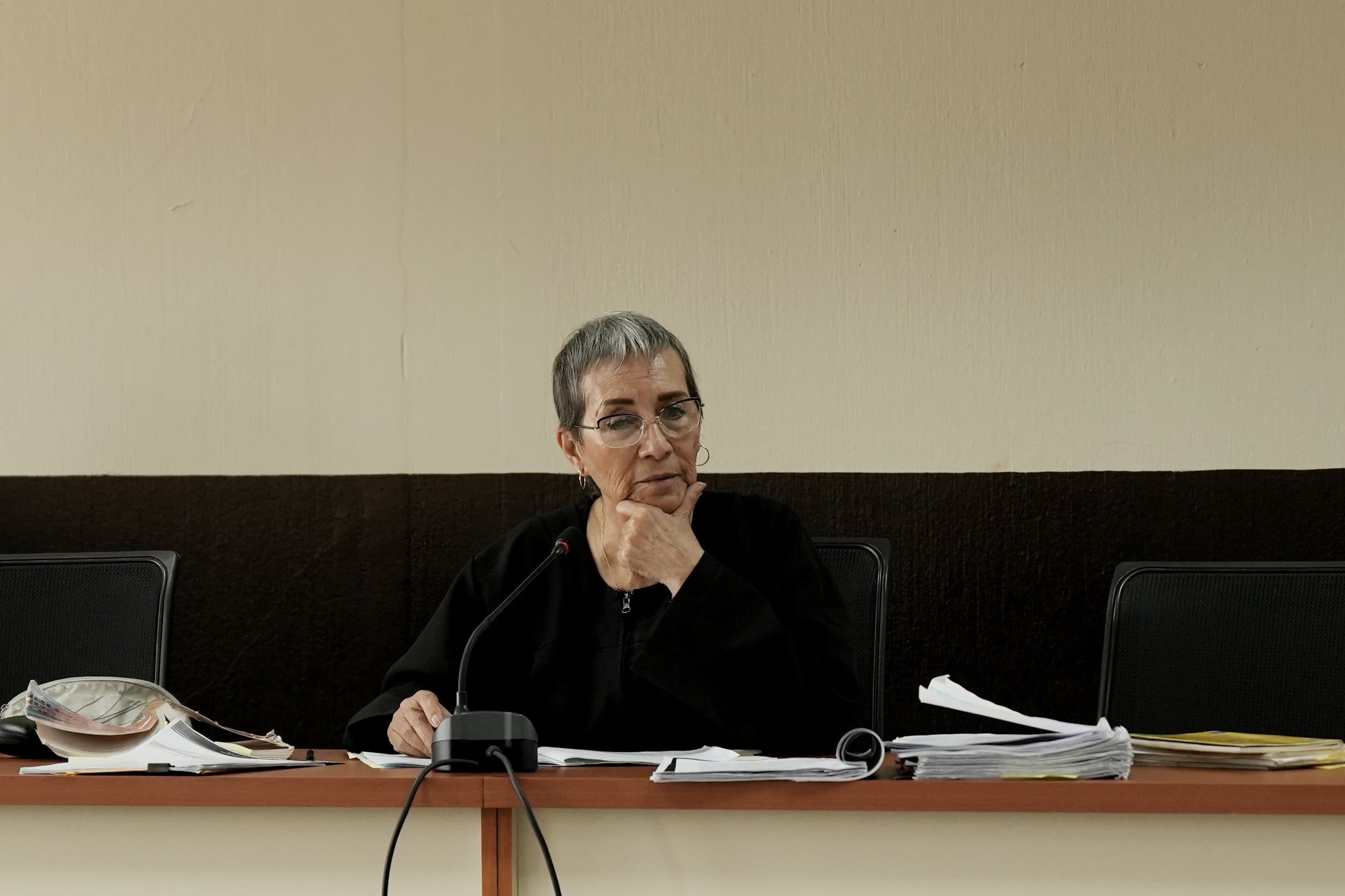  La jueza Oly González hizo efectiva la orden de la Cámara Penal. Foto Emmanuel Andrés 