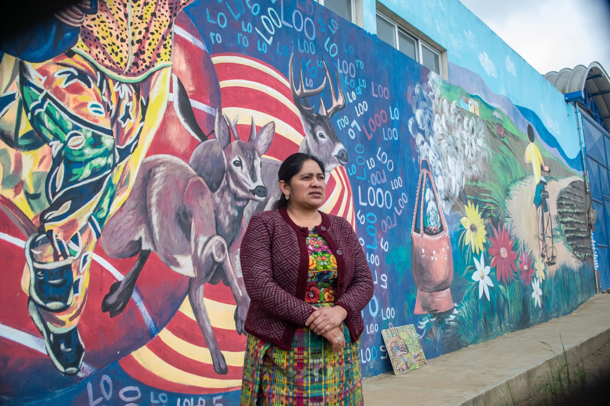  La artista maya Kaqchikel ha logrado participar en eventos internacionales. 