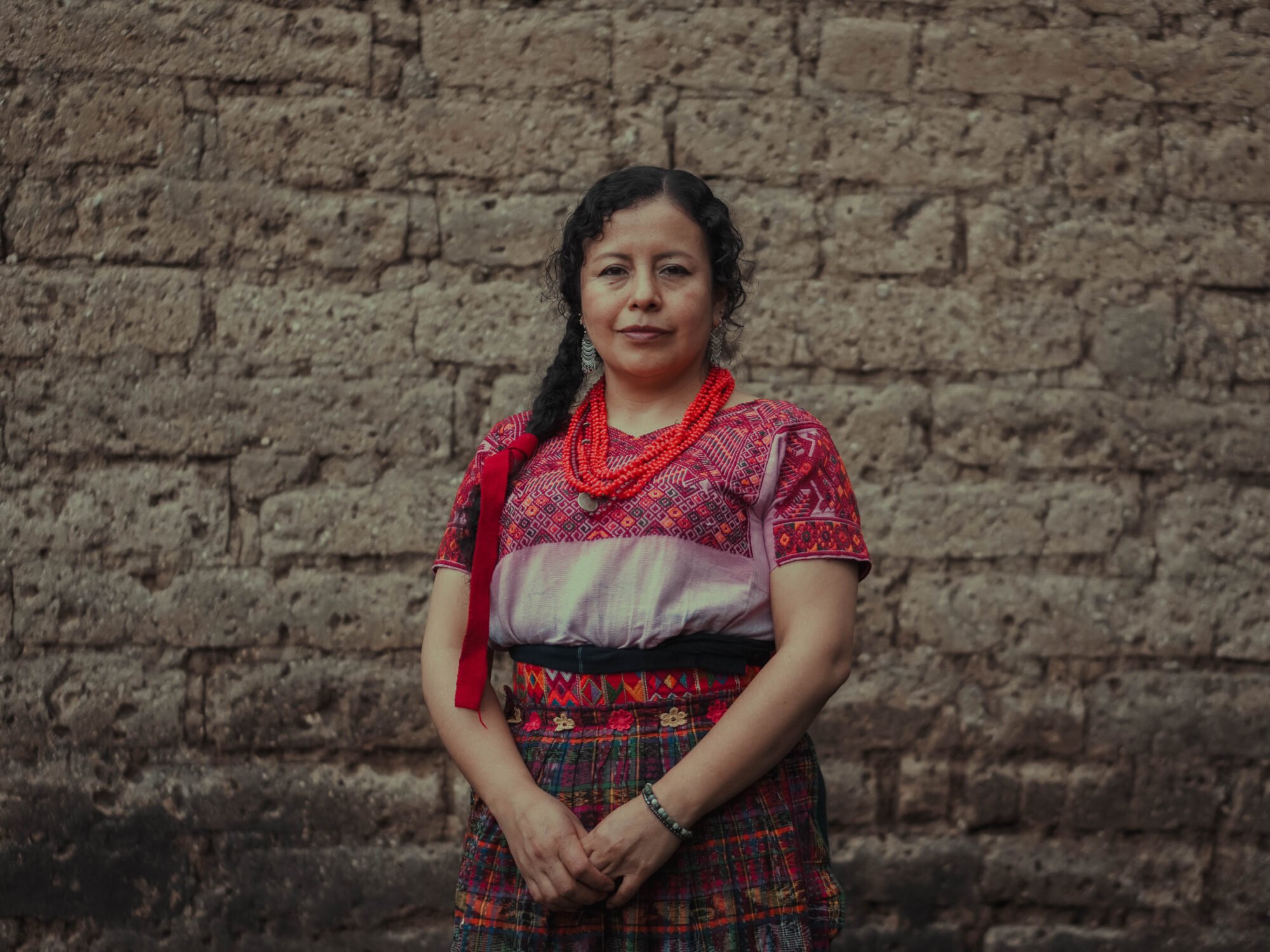  Clara Alicia Sen Sipac, representante de la colectiva. Foto de Alex PV 