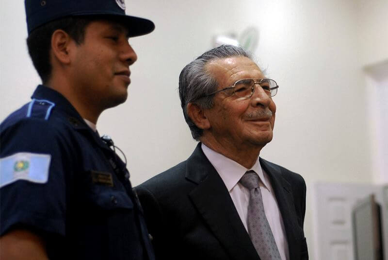  Ríos Montt murió en 2018 mientras enfrentaba por segunda vez el juicio por los delitos de Genocidio y Deberes contra la Humanidad. Foto Quimy De León 