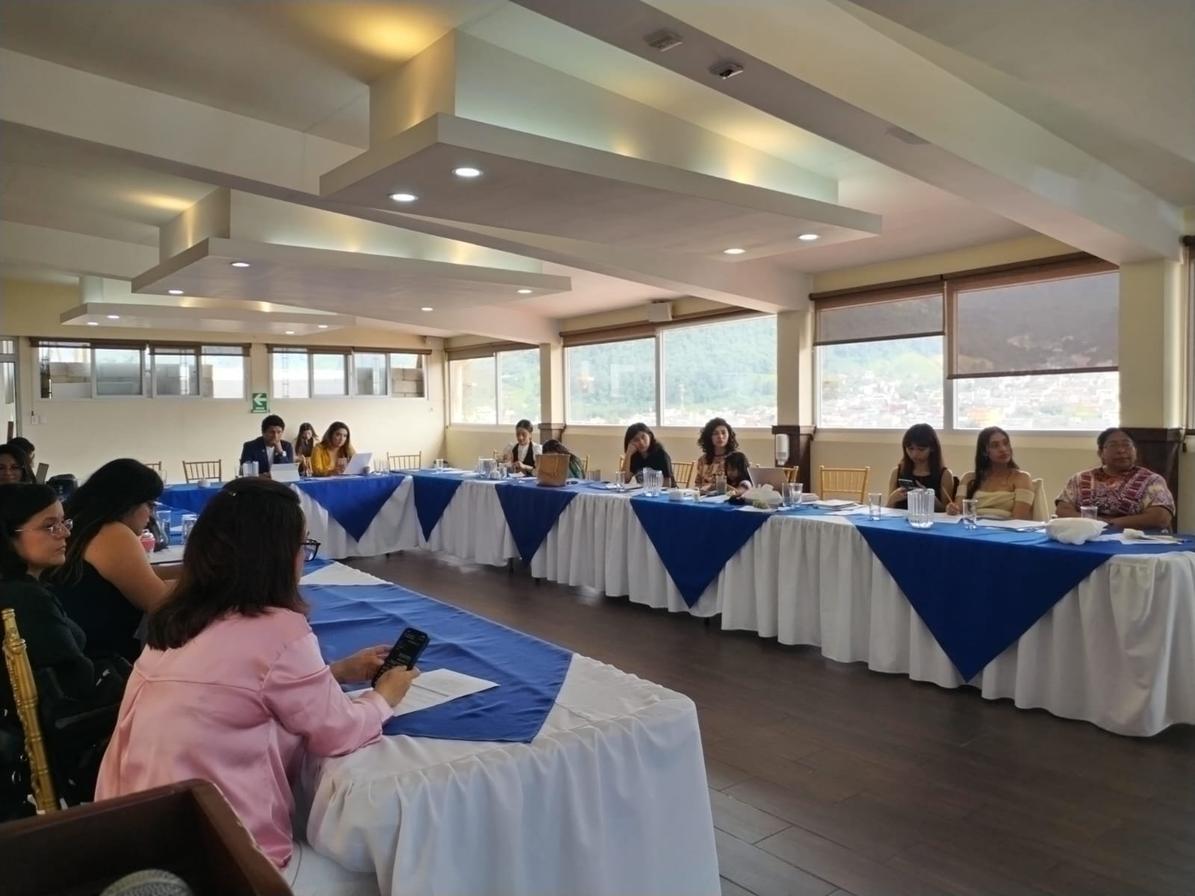 Foto: Mirna Alvarado. La reunión se llevó a cabo el 2 de agosto. Esta se dividió en dos fases: la primera con la diputada Elena Motta y la segunda, con el diputado Raúl Barrera. 