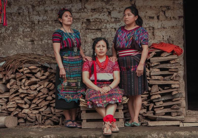 Créditos: Hilda Gabriela Zavala Yac, Juana Marlene Tum Ren y Clara Alicia Sen Sipac. conforman la colectiva Foto de Alex PV