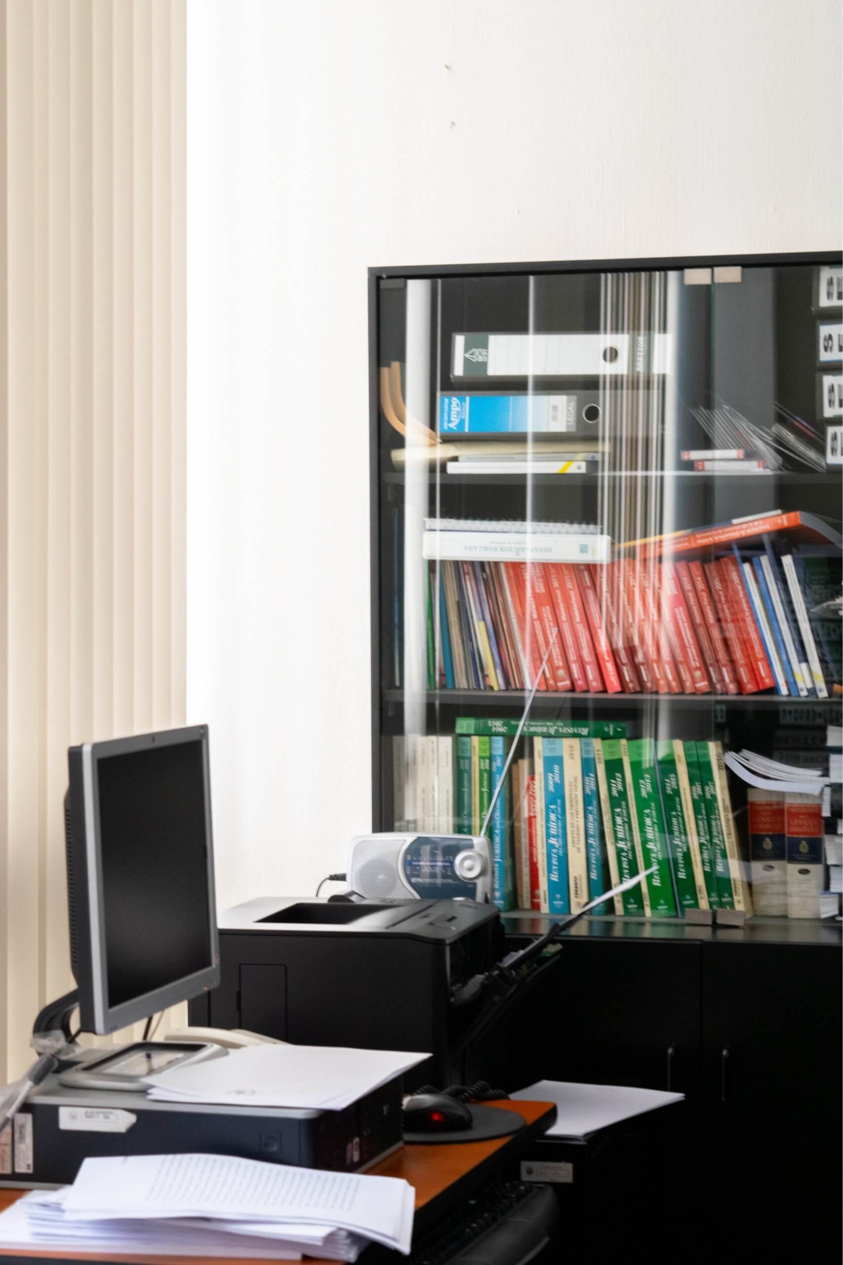  El lugar de trabajo de la jueza Yassmin Barrios. Foto: Karen Lara 