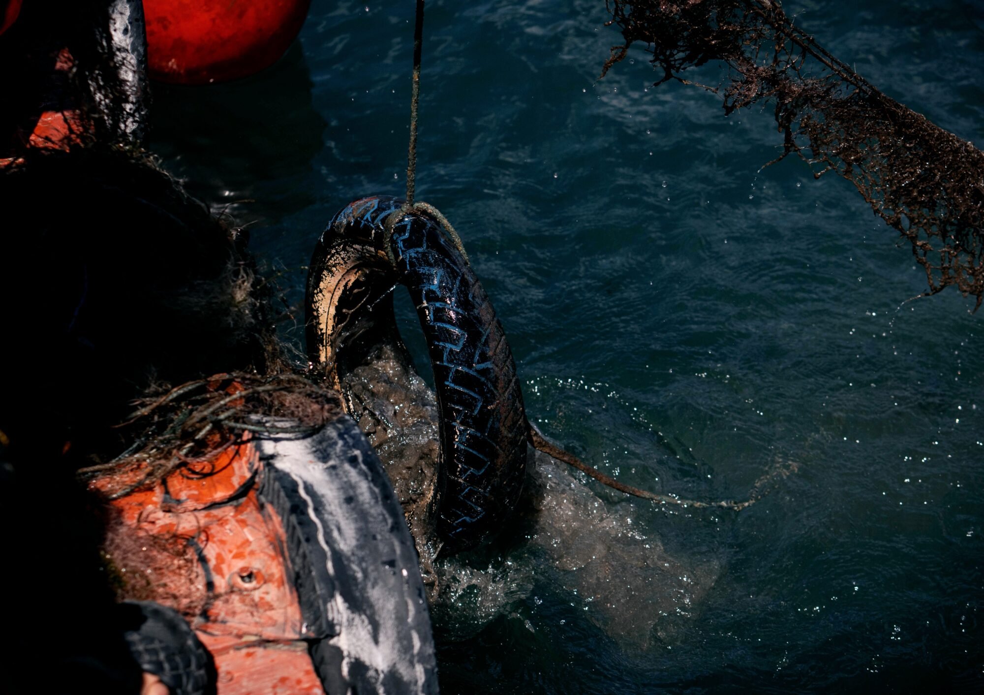  Las Guardianas del Lago recolectaron 808 libras de residuos en las orillas del lago. Foto de Alex PV 