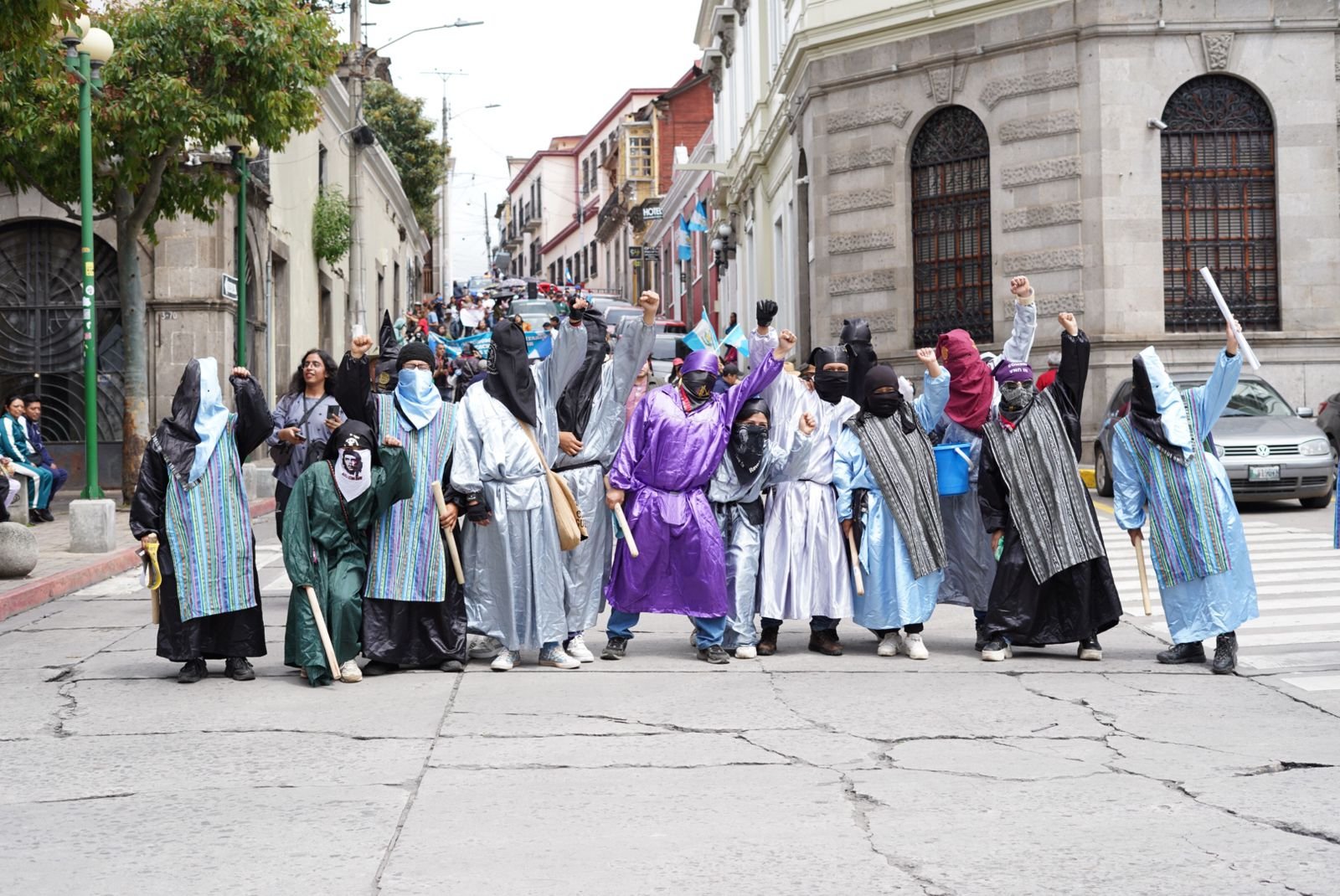  Estudiantes de la USAC siguen denunciando la cooptación de la universidad pública. Foto de Juan Esteban Calderón 