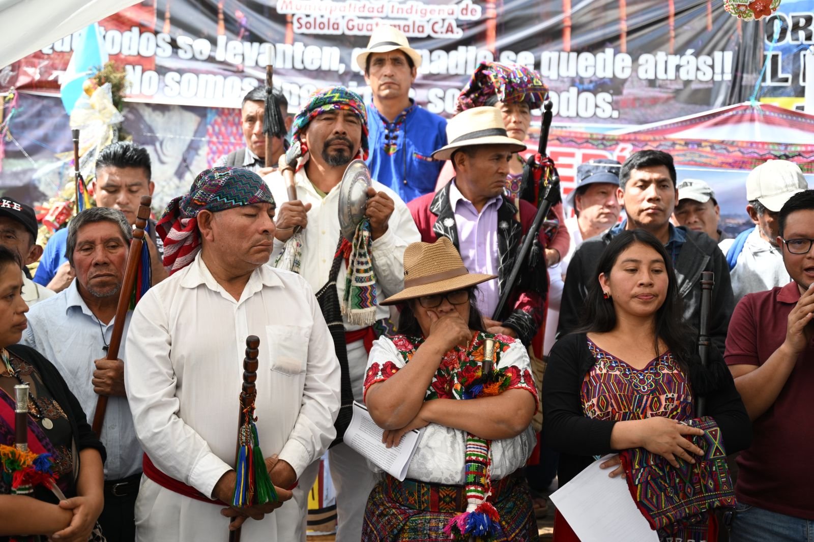  Una de las peticiones de las autoridades indígenas durante las movilizaciones fue la renuncia de Consuelo Porras. Foto PC 