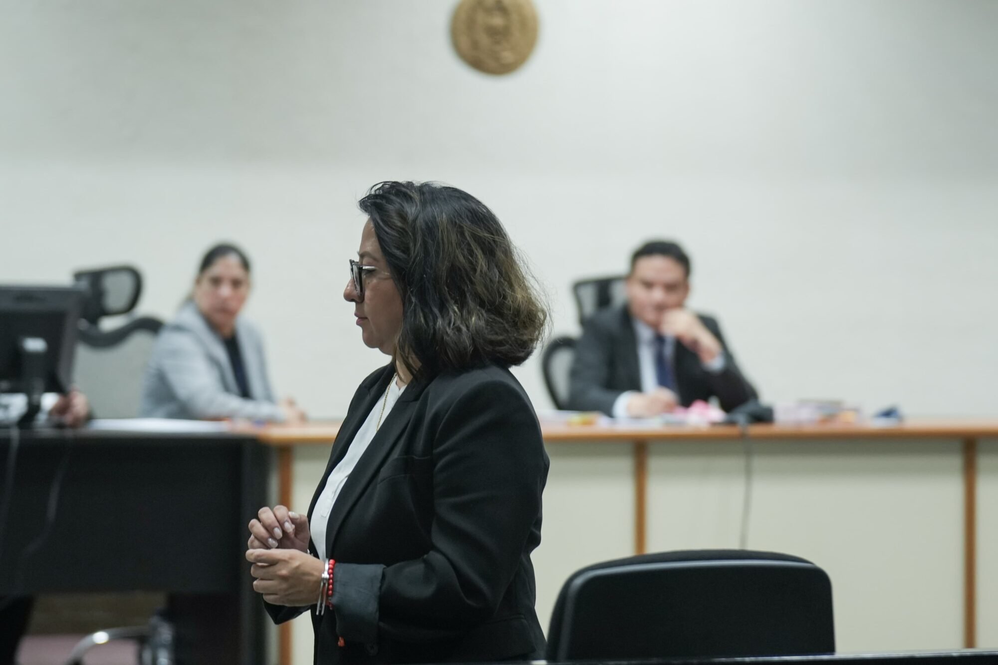  La fiscal Leonor Morales Lazo pidió al juez Orellana procesar a Ligia Hernández. Foto de Emmanuel Andrés 