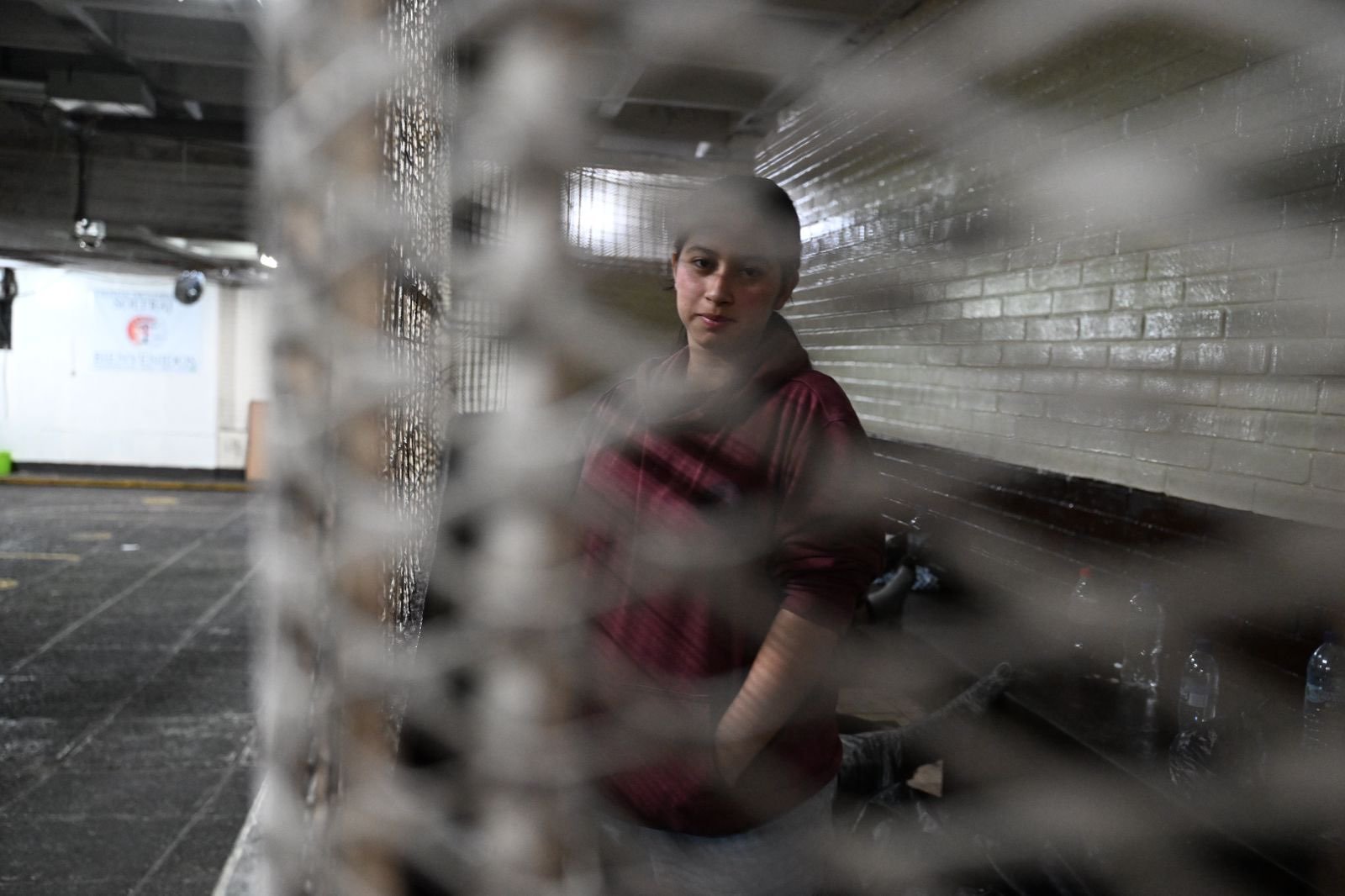  Heizel Morales es obligada a pasar la noche en la carceleta. / Fotografía: Prensa Comunitaria 