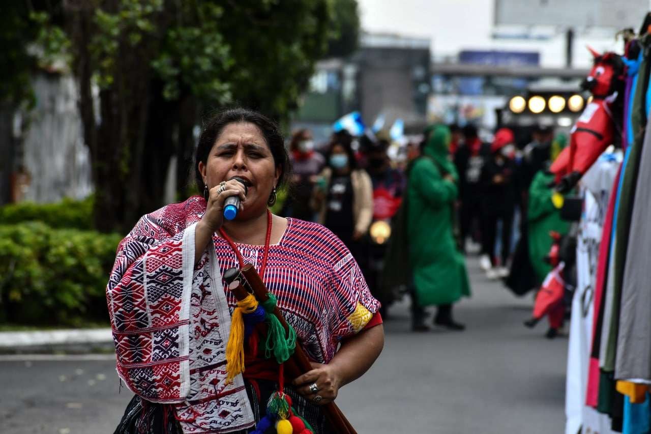  Alida Arana Vicente es integrante de la Alcaldía Indígena de Palín, Escuintla. Foto Nelton Rivera 