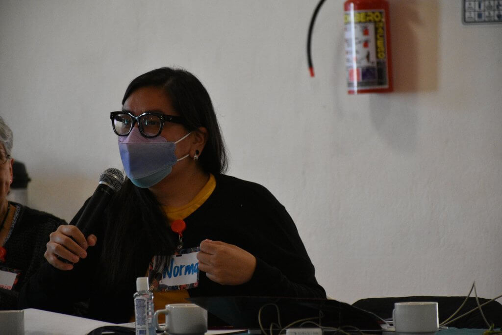  Norma Jiménez, sobreviviente de Atenco. Fotografía: Andrea Rodríguez 