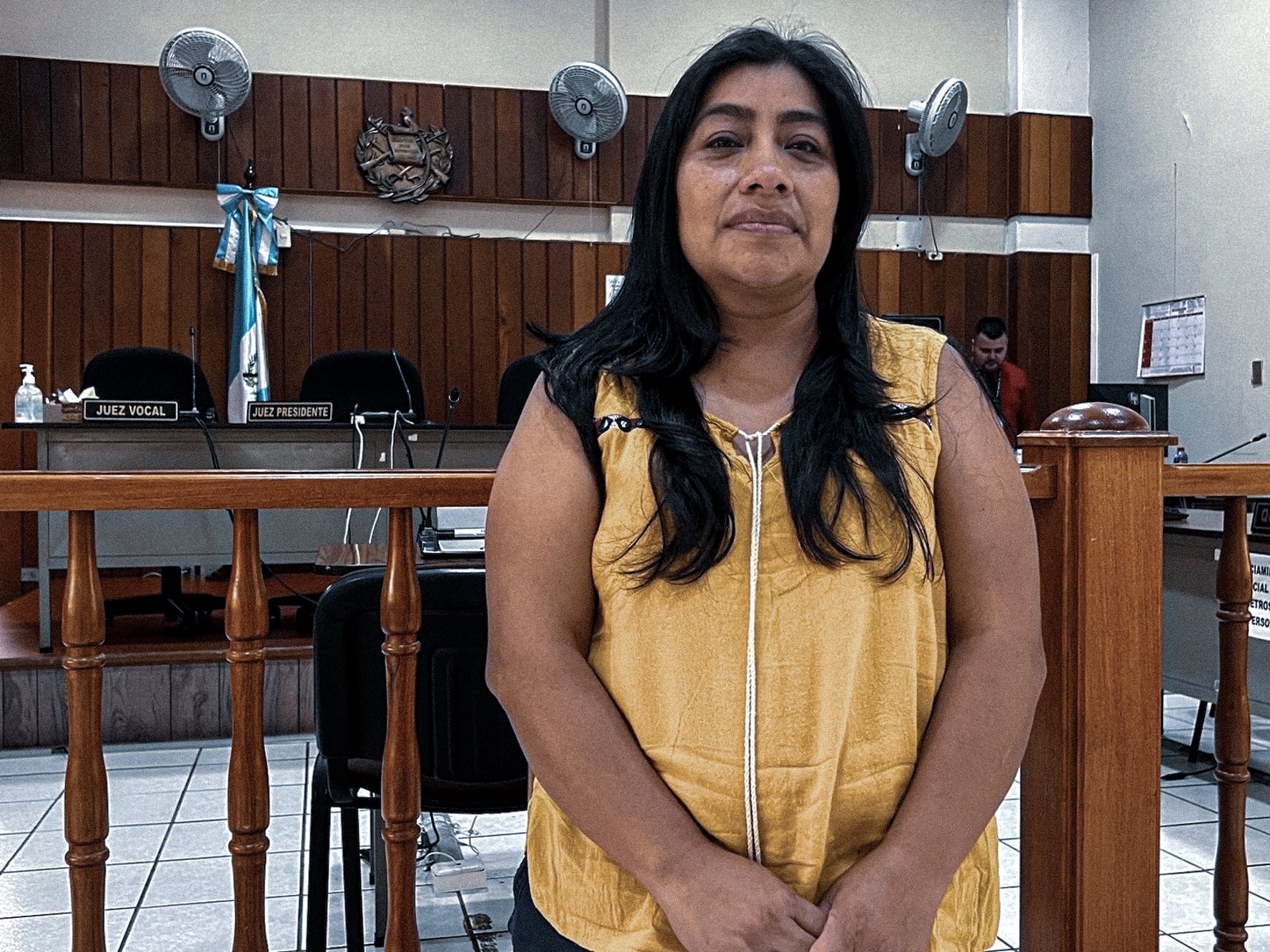  Juicio por la detención de Norma Sancir. Foto de Nelton Rivera 