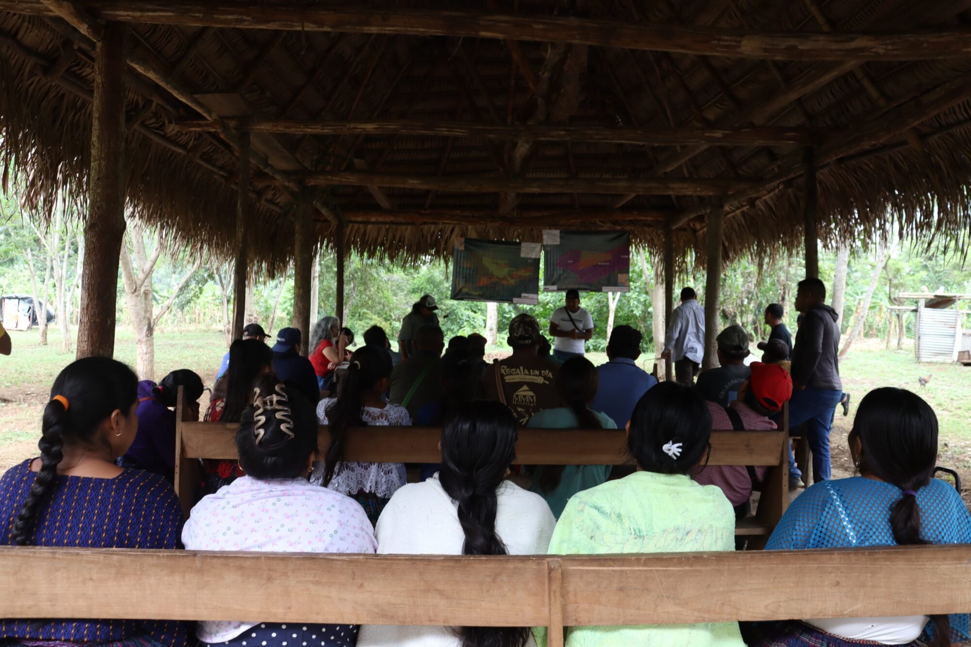  Comunidades Q’eqchi’ de El Estor manifiestan su preocupación por posibles nuevas licencias mineras en el municipio. Foto de Juan Bautista Xol 