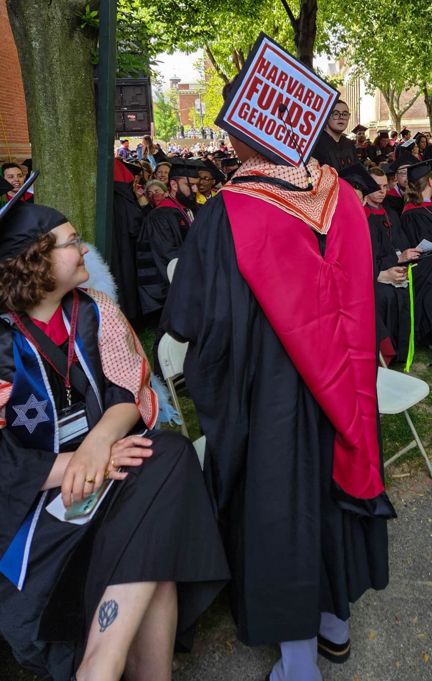  Protesta en Harvard, EEUU. Foto Prensa Comunitaria 