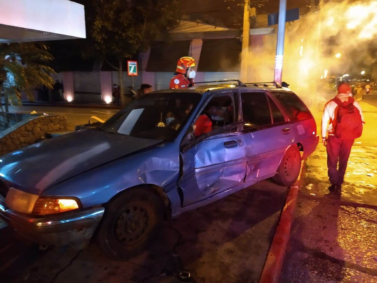  Así quedó el vehículo. Fotografía: Mercedes Vaides 