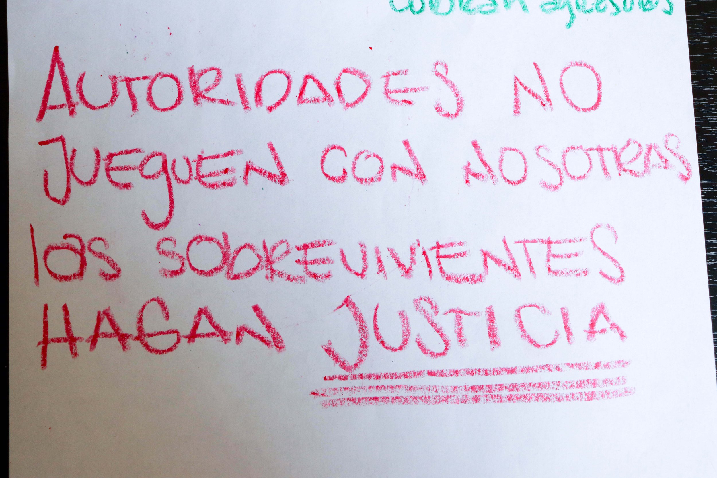  Dibujo de Pamela sobre las autoridades. 